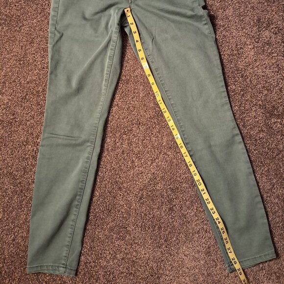 Maurices Olive Green High Rise Skinny Jean - Picture 2 of 8